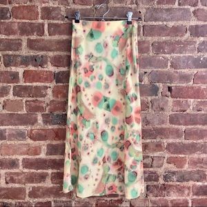 Wilfred Free Tie Dye Inspo coord set slip skirt xs extra small